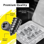 Picture of 20PCS Tyre Accessories,  Repair Screws Kit – Self-Service Tire Puncture Plug Tool Set with Storage Box for Car, Bike, Motorbike, Bicycle 