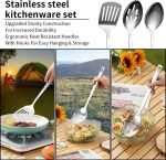 Picture of 23-Piece Camping Cooking Utensils Set – Portable BBQ & Outdoor Kitchen Gear for Camping, Travel, Picnics, and Grilling