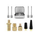 Picture of Bike Valve Adapter DV AV SV Converter, Presta Valve Adaptor, Inflation Needle, Ball Pump Needle, Air Pump Needle Set 