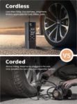 Picture of Cordless Tyre Inflator Air Compressor – 150 PSI Portable Electric Bike Pump