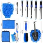 Picture of  Car Cleaning Kit 12PCS Car Detailing Kit Wheel Cleaning Brush Tyre Brush Wire Brush Exterior and Interior car washing set