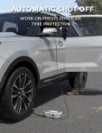 Picture of Retractable Car Tyre Inflator 12V DC with Cable, 150PSI Portable Air Compressor with Pressure Gauge and Adapters