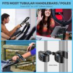 Picture of Spin Bike Tablet Holder Mount, Phone iPad Holder Stand Exercise Bike Handlebar Mount For Stationary Bicycle