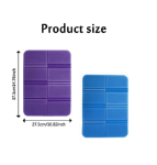 Picture of 2pcs Folding Sit Mats Portable Waterproof Hiking Seat Pad,Moisture-Proof Folding Seat Mat