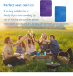Picture of 2pcs Folding Sit Mats Portable Waterproof Hiking Seat Pad,Moisture-Proof Folding Seat Mat