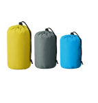 Picture of 3Pcs Stuff Sack Waterproof Outdoor Small Items Storage Stuff Bag Portable Hanging Drawstring String Nylon Sacks for Boating Hiking Camping Travel 