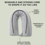 Picture of Twist Memory Foam Travel Pillow for Neck, Chin, Lumbar and Leg Support - for Traveling 