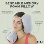 Picture of Twist Memory Foam Travel Pillow for Neck, Chin, Lumbar and Leg Support - for Traveling 