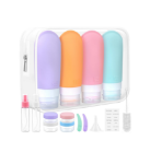 Picture of 16 Pack Travel Bottles for Toiletries,  Leak Proof Refillable Silicone Travel Containers Squeezable Travel Accessories