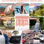 Picture of Disposable Urinal Bag, 12 Pcs 800ML Emergency Urine Bag, Unisex Urinal Bag, Portable Camping Pee Bag, Travel Urine Bag 