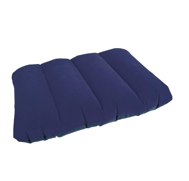 Picture of Inflatable Travel & Camping Pillow – Waterproof, Lightweight, Compact Air Pillow with Soft Flocked Surface (Blue, 53cm x 26cm)