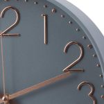 Picture of Wall Clock Battery Operated Silent Non-ticking Wall Clock 12 Inch Modern Quartz Design Decorative Indoor Kitchen Office Grey
