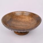 Picture of Wood Decorative Wooden Bowl Hand Carved Home Decor for Dining Table Center, Living Room