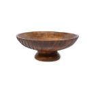 Picture of Wood Decorative Wooden Bowl Hand Carved Home Decor for Dining Table Center, Living Room