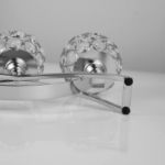 Picture of  3 Arms Crystal Candle Holders, Arch Crystal Tealight Candle Holder Table Candelabras Centerpieces for Wedding Candlelight Dinner Decorative Home Accessories