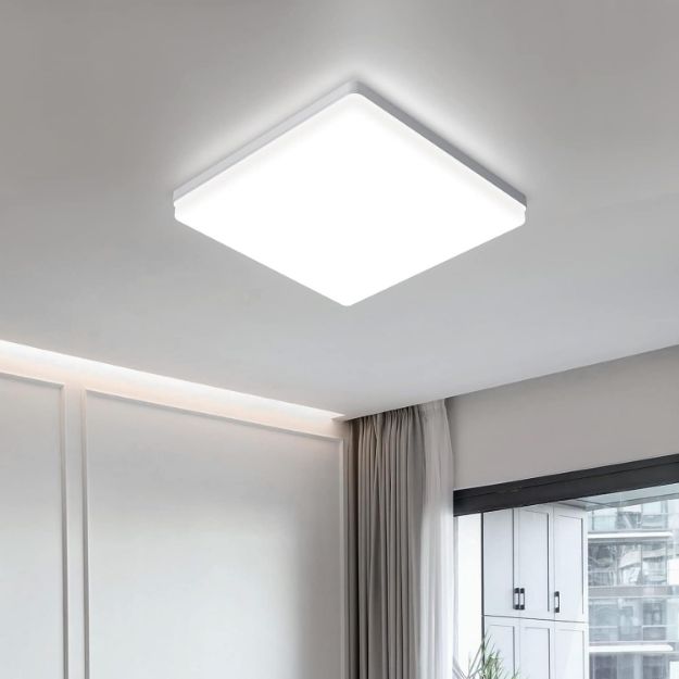Picture of 36W LED Ceiling Light for Bedroom, Office, Kitchen - 3240LM, 6500K Daylight, Waterproof Flush Mount Fixture