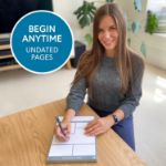 Picture of Daily Planner Desk Pad – A4 Size - 100 Undated Tear Off Sheets 120gsm Thick Paper - To Do Checklist Notes for Home Business Office
