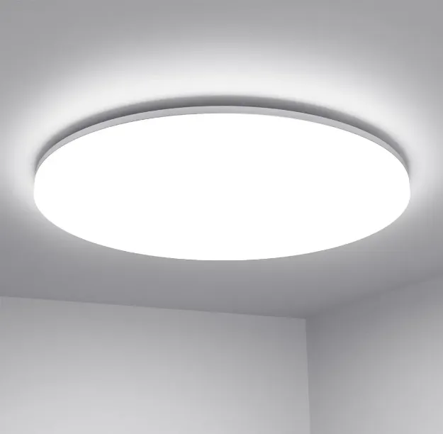 Picture of 48W LED Bathroom Ceiling Light, 6000K Cool White, 2050lm Waterproof Round Flush Mount Fixture, 29cm Indoor Lighting