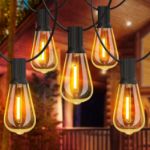 Picture of 48FT LED S14 Garden Festoon Lighting, 15 Shatterproof LED Bulbs, Waterproof, Mains Powered for Outdoor Use, Patio, Garden, Party Lights