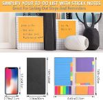 Picture of Sticky Note Set, 402 Sheets Self-Stick Divider Memo Notes Pads Bookmark Writing Label Colourful Markers Bookmark with PET Index Lable
