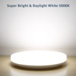 Picture of 24W LED Bathroom Ceiling Light, 2400lm, IP20 Waterproof, 5000K Daylight White, Flush Mount Round Light for Bathroom, Kitchen, Hallway, Garage