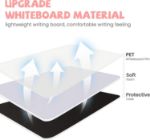 Picture of A5 Mini Whiteboard, Pink Double Sided Portable Dry Erase Board with Pen, Desk Whiteboard for Study, Meeting, Draft, Notes, Doodling