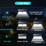 Picture of 78 LED Solar Motion Sensor Security Lights, Waterproof Solar Powered Outdoor Lighting - 3 Intelligent Modes, IP65, Easy Installation