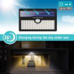 Picture of 78 LED Solar Motion Sensor Security Lights, Waterproof Solar Powered Outdoor Lighting - 3 Intelligent Modes, IP65, Easy Installation