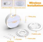 Picture of Ultra-Bright LED Motion Sensor Ceiling Light – Wireless Battery Operated, 400LM, Auto On/Off, Ideal for Bedroom, Hallway, Garage & Closet