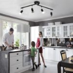 Picture of LED Ceiling Light Rotatable – 4 Way Adjustable Modern Spotlights, Matte Black, Flexible Lighting for Living Room, Bedroom & Kitchen