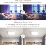 Picture of LED Bathroom Ceiling Lights – 18W, 6500K Daylight White, Ultra-Slim Modern Square for Kitchen, Living Room & Hallway