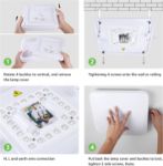 Picture of 24W LED Ceiling Light – Super Bright 2400lm, 5000K Daylight White, IP44 Waterproof, Modern Square Flush Mount for Kitchen, Office & Bedroom