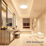 Picture of 24W LED Ceiling Light, 3000K Warm White, 2400lm, IP54 Waterproof, Flush Mount, Energy-Efficient, Ideal for Bathroom, Kitchen, Bedroom & Hallway