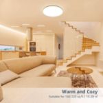 Picture of 24W LED Ceiling Light, 3000K Warm White, 2400lm, IP54 Waterproof, Flush Mount, Energy-Efficient, Ideal for Bathroom, Kitchen, Bedroom & Hallway