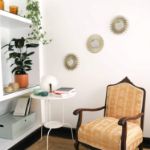 Picture of Wall Mirrors Set of 3 – Round Gold Decorative Mirrors for Living Room, Bedroom & Hallway – Shabby Chic Champagne Gold Mirror Wall Décor –  Gift for Women & Moms