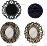 Picture of Wall Mirrors Set of 3 – Round Gold Decorative Mirrors for Living Room, Bedroom & Hallway – Shabby Chic Champagne Gold Mirror Wall Décor –  Gift for Women & Moms