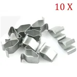 Picture of 10x Metal Boot & Tailgate Interior Trim Panel Clips for VW Audi SEAT Skoda – OEM Replacement 3B9867289 & 4A0867276A – Durable Fasteners for Lining Panels