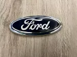 Picture of Ford Focus Mk3 Rear Badge Emblem 2011–2014 – Fits C-Max 2011–2014 | Glossy Blue Ford Logo Style Rear Trunk Badge – 14.5cm x 5.8cm