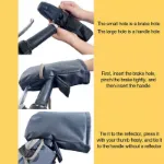 Picture of Motorcycle Handlebar Muffs Winter Gloves – Waterproof & Windproof Leather Handlebar Mitts with Fleece Lining – Universal Fit Grip Warmers for Cold Weather Riding