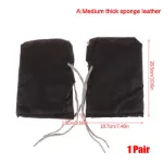 Picture of Motorcycle Handlebar Muffs Winter Gloves – Waterproof & Windproof Leather Handlebar Mitts with Fleece Lining – Universal Fit Grip Warmers for Cold Weather Riding