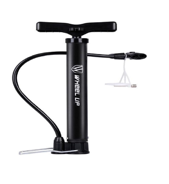 Picture of Portable Bike Floor Pump - 120PSI Auto-Switch Presta/Schrader Valve, Mini Bicycle Pump with Ball Needle & Ultra-Light Design