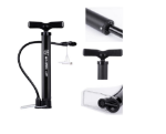 Picture of Portable Bike Floor Pump - 120PSI Auto-Switch Presta/Schrader Valve, Mini Bicycle Pump with Ball Needle & Ultra-Light Design