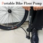 Picture of Portable Bike Floor Pump - 120PSI Auto-Switch Presta/Schrader Valve, Mini Bicycle Pump with Ball Needle & Ultra-Light Design