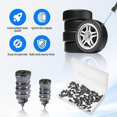 Tyre Repair Screws Kit – The Ultimate Self-Service Tire Puncture Fix for Every Vehicle