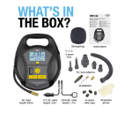 Picture of Ring RAC820 Heavy-Duty 12V Tyre Inflator – 180W Portable Air Compressor for Cars, 4x4, Caravans & Bikes – Fast Inflation, Auto Stop, Digital Gauge, LED Light & Storage Case 