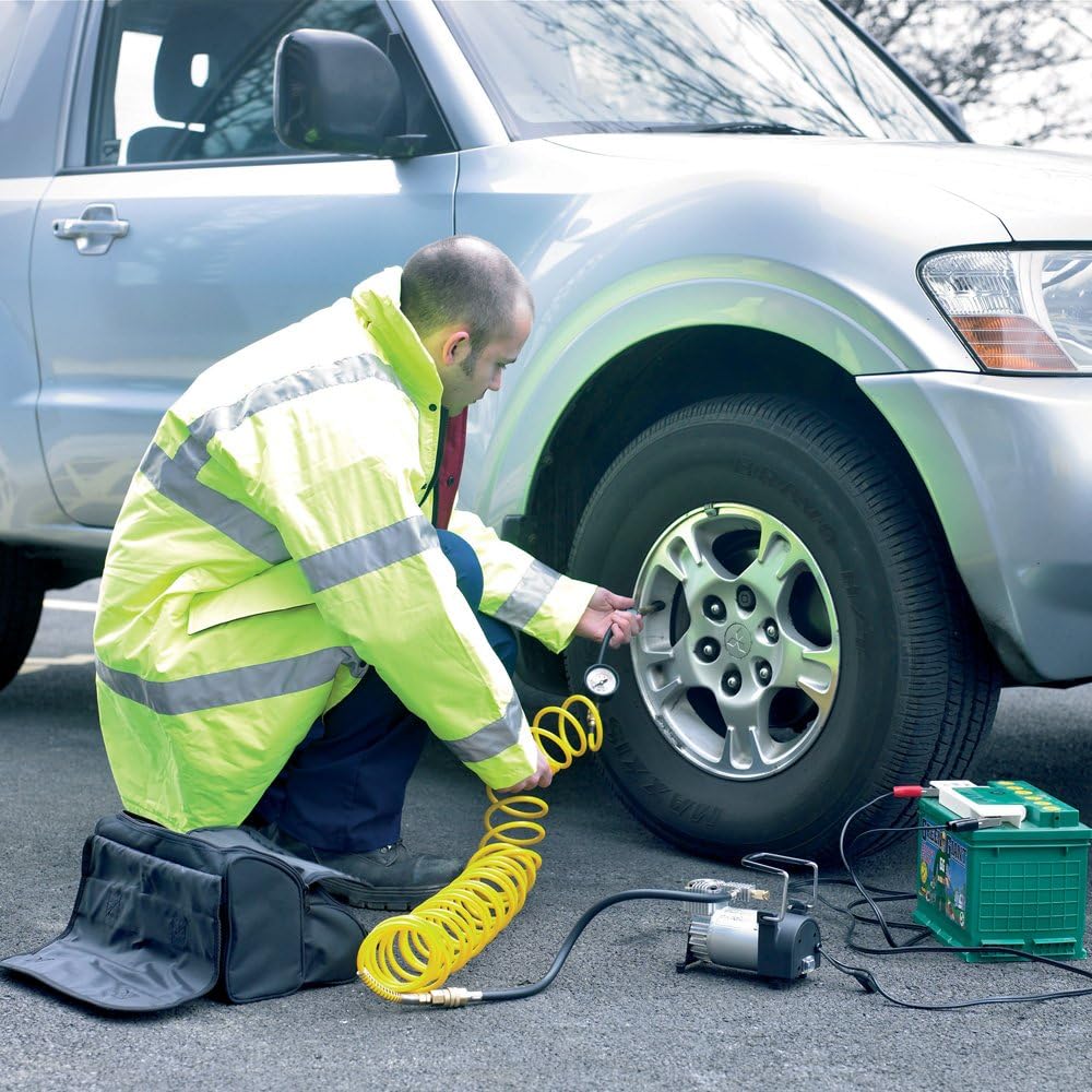 Ring RAC820 12V Heavy-Duty Tyre Inflator – 180W Fast Air Compressor for ...