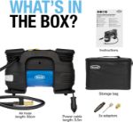 Picture of Ring RAC820 Heavy-Duty 12V Tyre Inflator – 180W Portable Air Compressor for Cars, 4x4, Caravans & Bikes – Fast Inflation, Auto Stop, Digital Gauge, LED Light & Storage Case 