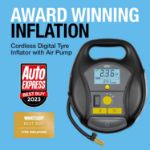 Picture of Ring RAC820 Heavy-Duty 12V Tyre Inflator – 180W Portable Air Compressor for Cars, 4x4, Caravans & Bikes – Fast Inflation, Auto Stop, Digital Gauge, LED Light & Storage Case 
