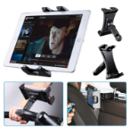 Picture of 360° Adjustable Tablet Holder for Exercise Bike – Universal iPad & Phone Mount for Gym, Treadmill, Car Headrest & Mic Stand | Fits 4.7-12.9” iPad Pro/Air/Mini, Samsung Galaxy Tab, iPhone 