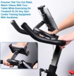 Picture of 360° Adjustable Tablet Holder for Exercise Bike – Universal iPad & Phone Mount for Gym, Treadmill, Car Headrest & Mic Stand | Fits 4.7-12.9” iPad Pro/Air/Mini, Samsung Galaxy Tab, iPhone 